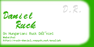 daniel ruck business card